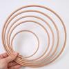 Wood Floral Hoop Wreath 10Pcs Wood Floral Hoop Rings for Wedding Wreath Wall Hanging Decoration Dream Catcher Art Craft