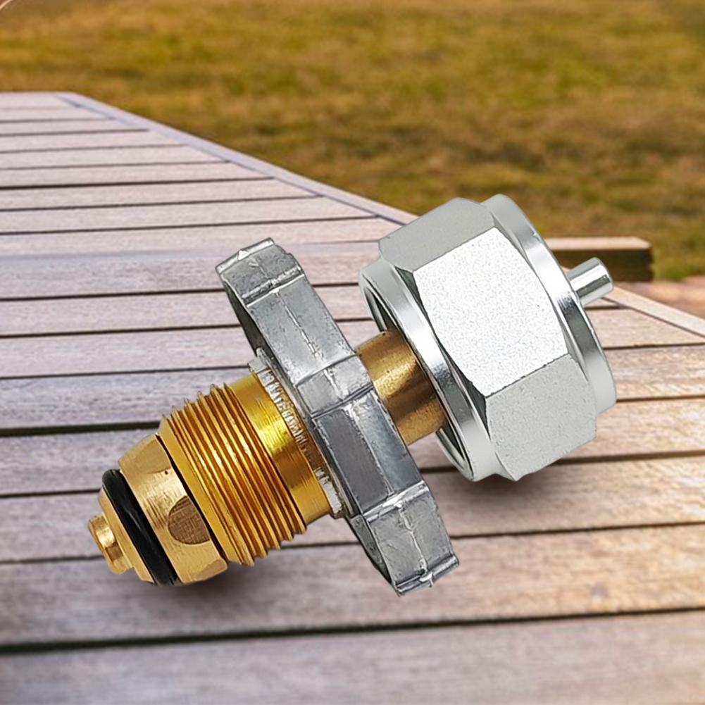 

Propane Bottle Refill Adapter Copper Tank Head Adapter Aluminum Alloy Camping Bottle Propane Transfer Nozzle for Outdoor Camping CHINA