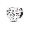 Charms Bead Copper Pink Butterfly Luminous Firefly Dangle Fit Pandora Bracelet Necklace Diy Jewelry