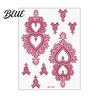 Quick Apply Tattoo Stickers Temporary Sticker Flower Lace Lotus Pattern Fake Tattoos for Women Men Fun Family Waterproof DIY Face Arm Leg
