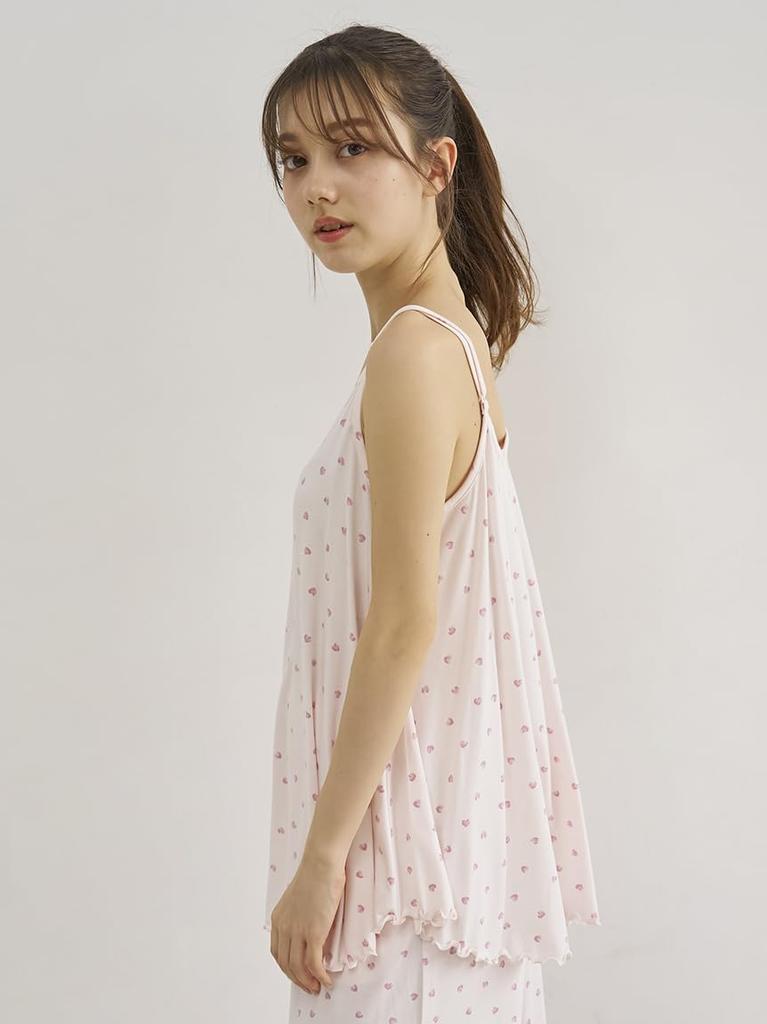 Gelato Pique Heart Print Camisole PWCT252308PNKF