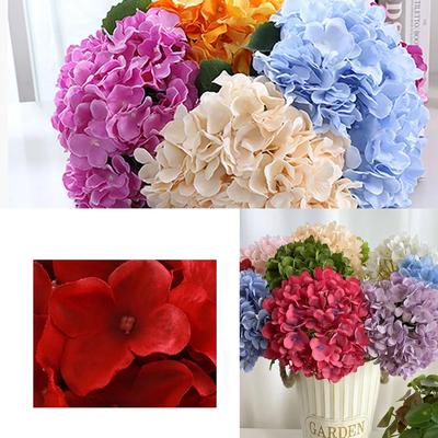 Floral Arrangement Artificial Hydrangea Flower Bridal Hydrangea Bouquet  Living Room Decoration
