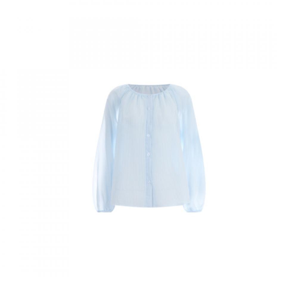 Shop Women S blouSe Slim Body Cover Raglan Drapey Soft Sky Blue Ean Wbl 11904