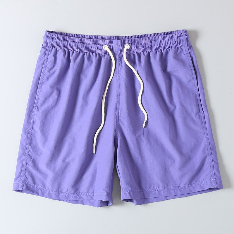 Summer Men Export Quick-Drying Candy-Colored Shorts Outdoor Sports and Casual Pure Color Swimming by the Sea Beach Shorts