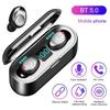 F9 TWS Wireless BT Earphones Mini-Binaural In-Ear 8D HiFi Sports Earphones LED Digital Display Battery Level Waterproof Earphone