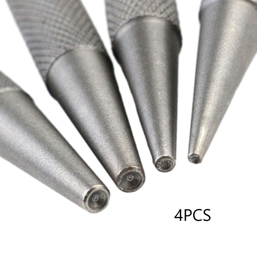 Brand New High Quality Practical Exquisite Center Punch Set Wood 1/4pcs And Center Punch Nail Hole Maintenance