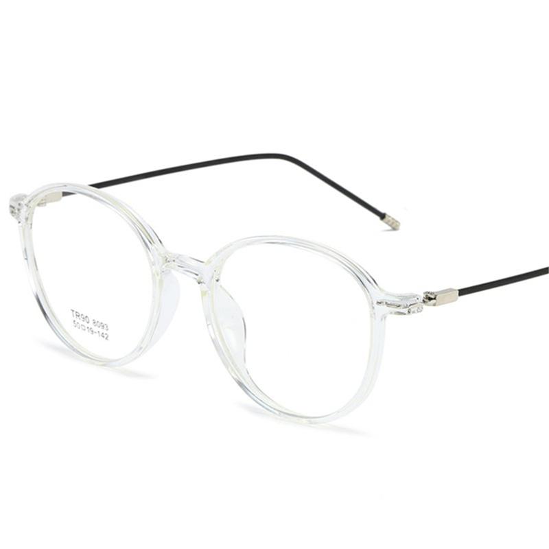

Matte Black 1.56 Aspherical Myopic Lens Prescription Eyeglasses Unisex TR90 Student Nearsighted Glasses 0 -0.5 -0.75 To -6.0 0 прозрачный