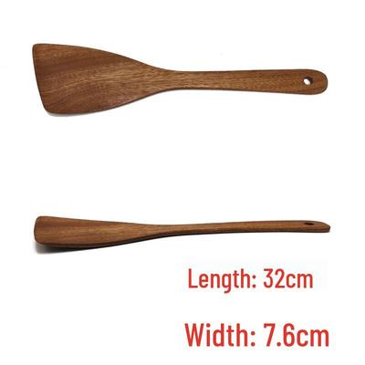 Zhishi Wenge Wood Non-stick Kitchen Spatula Set