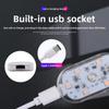 LED Touch Control Light CarRGB Ambient Light WirelessRoof Reading Lamp USB RechargeableEasy Installation for Auto Interior Decor