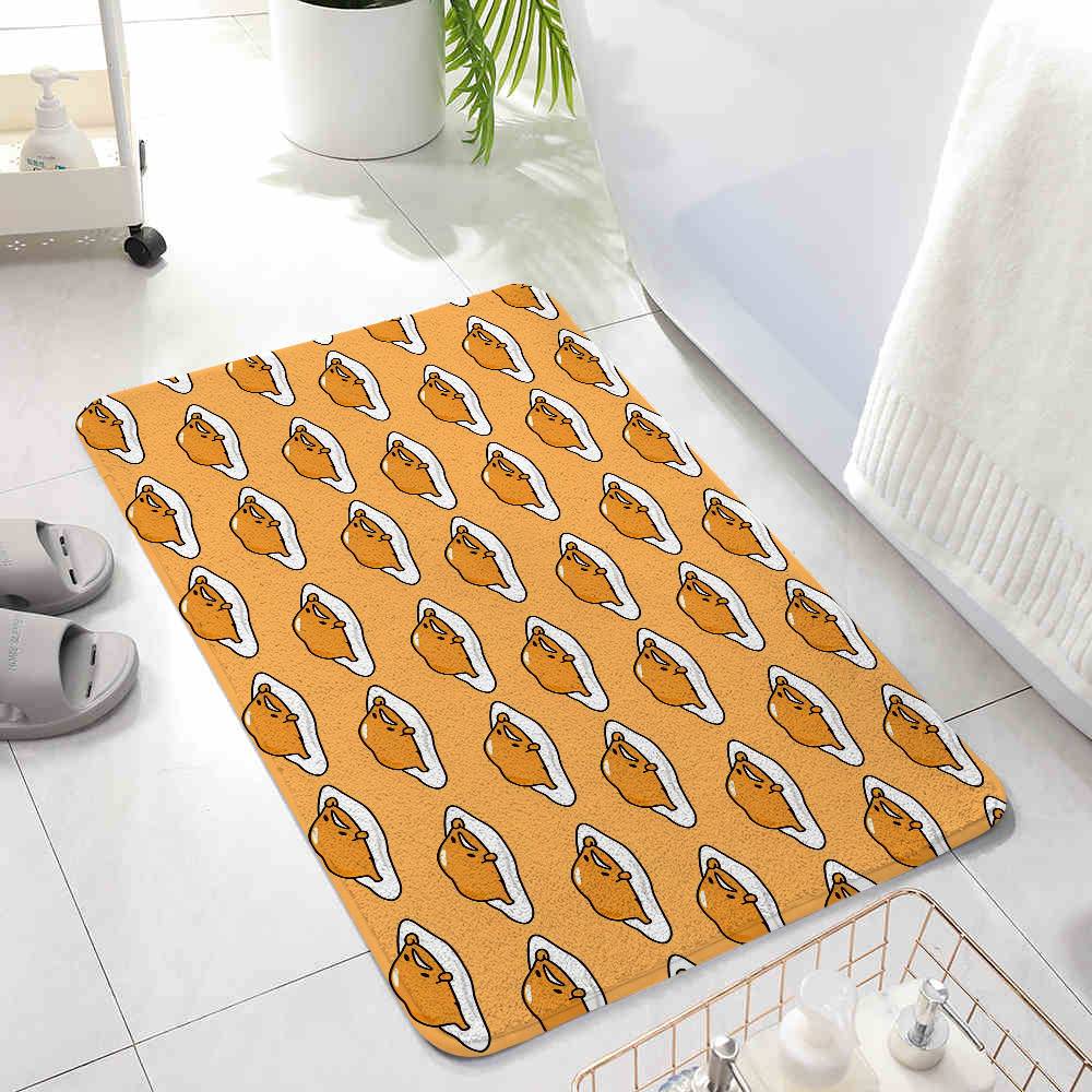 Cute Gudetama Floor Mats Home Laundry Rug Carpet For Living Room Decor Lounge Area Anti-slip Foot Mat Entrance Doormat