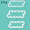 Plastic Cookie Cutter Biscuit Making Fondant Cake Decorating Vintage Rectangle Plaque Frame Sugar Mold Fondant Moulds Supplies