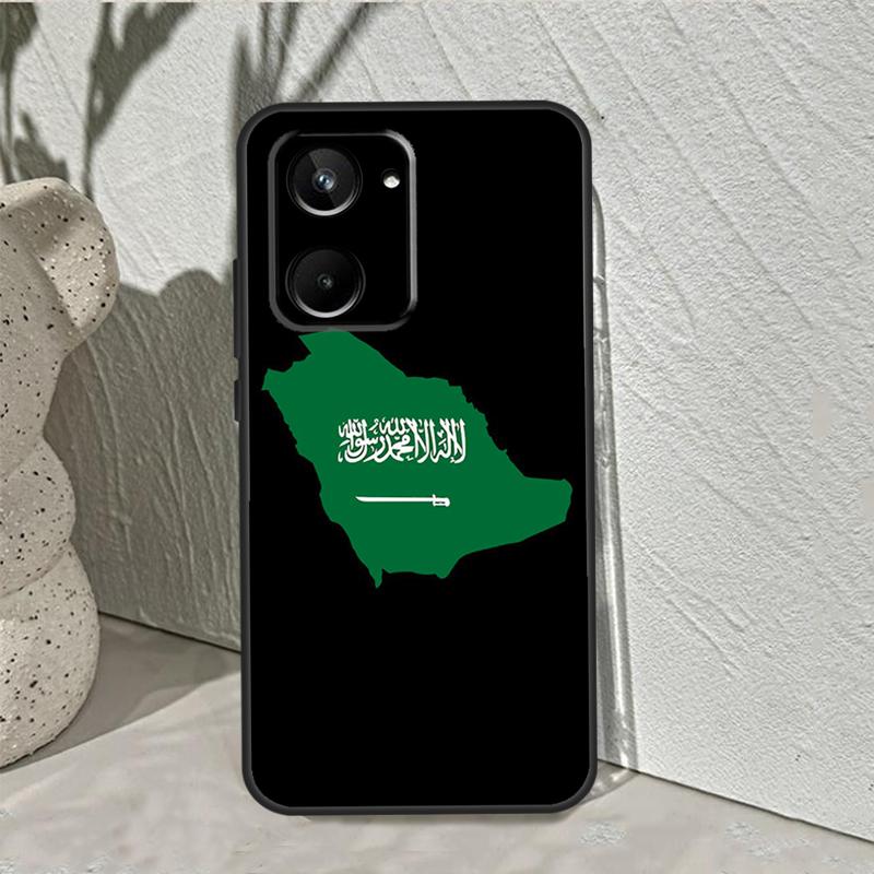 Kingdom of Saudi Arabia Flag For Realme GT7 Pro GT6 C67 C65 C63 C61 C55 C53 C51 C35 C71 C75 10 11 12 13 14 Pro Plus Case