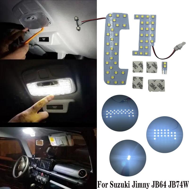 Led Cabin Reading Lamp For Suzuki Jimny JB64 JB74W 2019-2023 Interior Dome Map Light LED Light Ceiling Lighting Upgrade Lamp