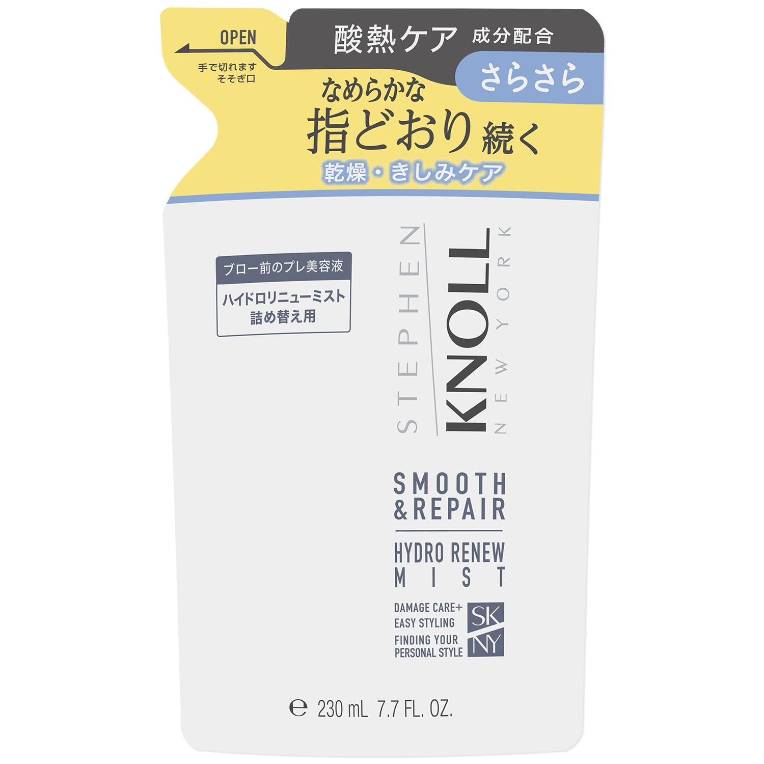 

STEPHEN KNOLL STEPHEN KNOLL Hair Mist Hydro Renew Mist Smooth Repair A Refill Hair Damage Acid Heat Heat (230mL) Leave-in Treatment, Serum, Repair,