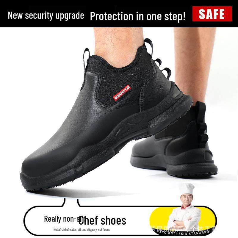 Antislip Lichtgewicht Kokschoenen: Comfortabel, Slijtvast, Ideaal voor Hotelwerk en Lang Staan, Gebruik in alle seizoenen.