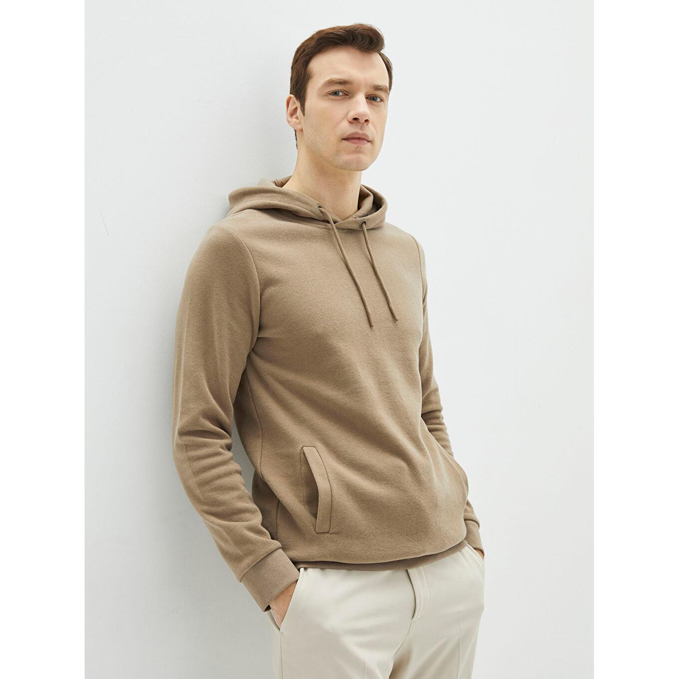 

LCW CLASSIC Мужская Толстовка с Длинным Рукавом Коричневая