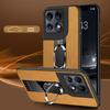 Custodia di Lusso in Pelle di Pecora per Motorola Signature Edge 70 Pro Fusion+ Ultra 60 s 50 G67 G57 Power G86 G56 Copertura con Supporto ad Anello Magnetico