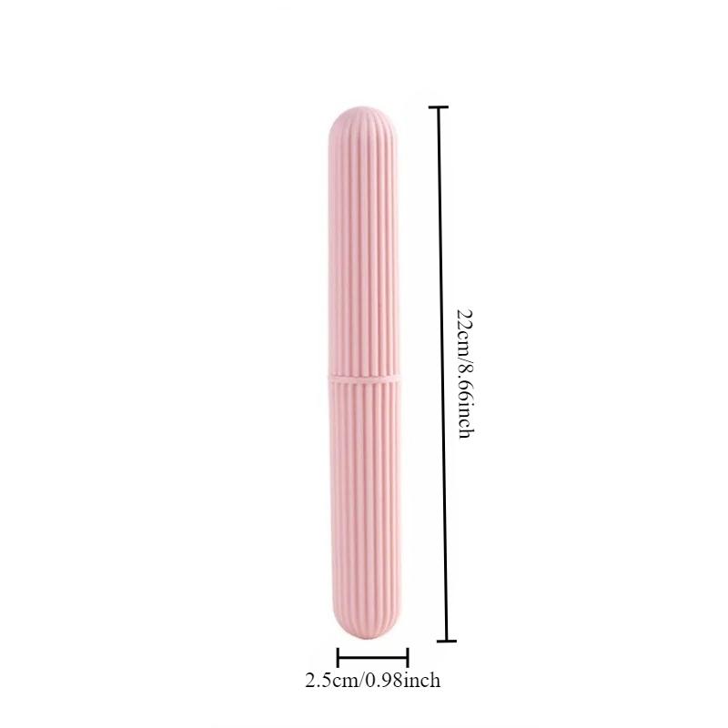 Reise tragbare Zahnbürstenbox Badezimmer Waschen Zahnbürstenabdeckung Kunststoff Zahnbürstenaufbewahrung Reiseorganisator