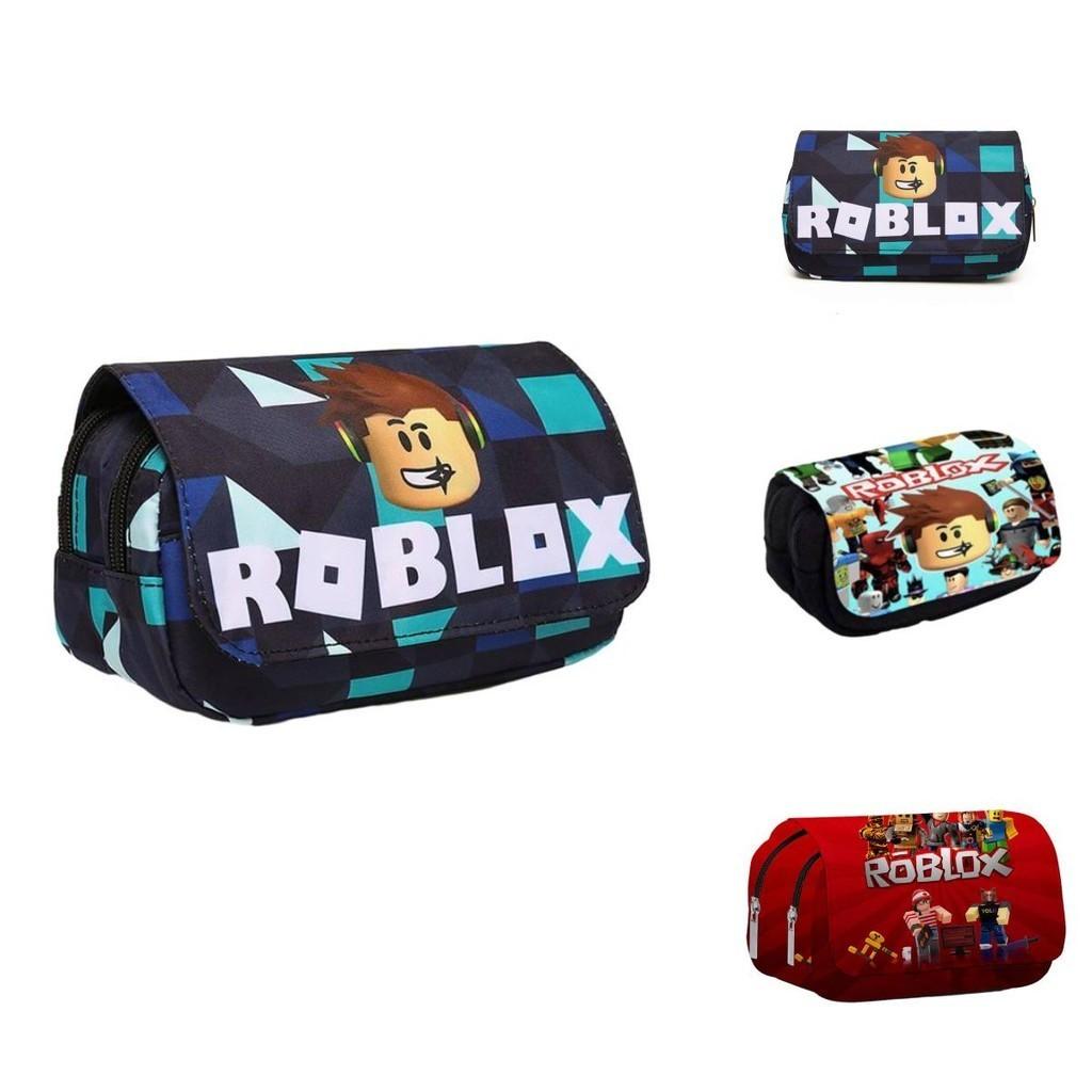 3d New Virtual World Roblox Dual-layer Pencil Case For Elementary And Middle School Students