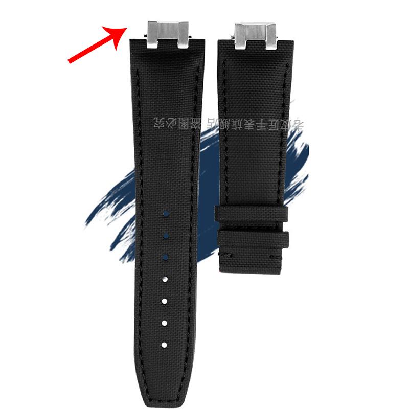For MAURICE LACROIX AIKON Series AI6008 AI6038 AI6058 AI-1018 Lea-ther Nylon Ruuber Watch Connector Watch Linker Accessorie
