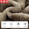 Hengyuanxiang Men's Fleece-Lined Casual Stand-Collar Jacket