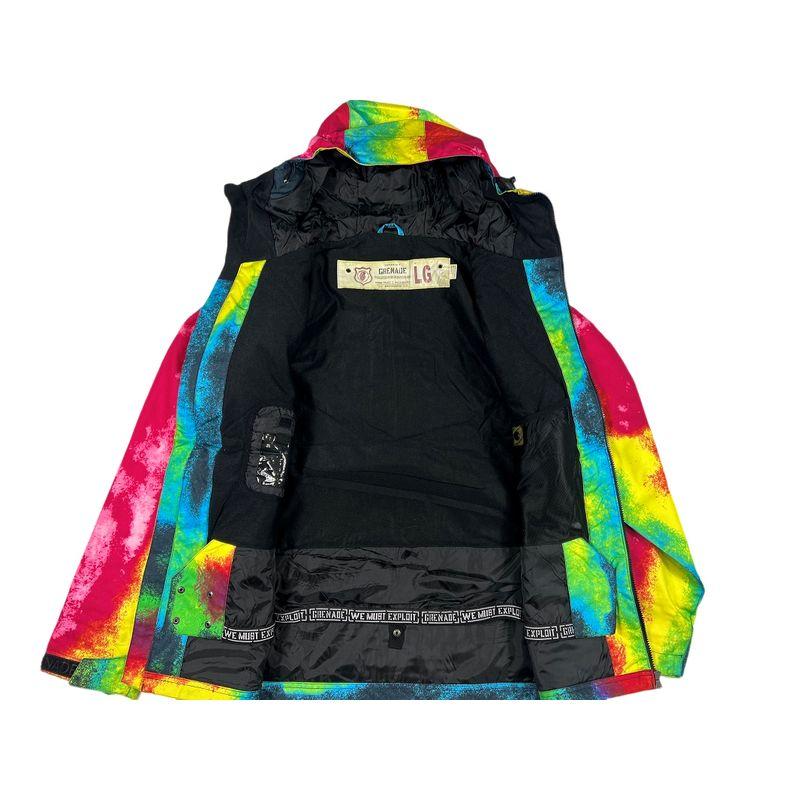 and American Style Men's Autumn and Winter Outdoor Snowboard and Ski Loose-Fitting Ski Jacket Couple's Tie-Dye Outdoor Windproof and Waterproof Coat