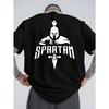 European sizes Outdoor Sports and Casual Large-size Short-sleeved T-shirts, Men's Trendy Fashion Prints, Loose Shirts, Versatile Round Neck Tops