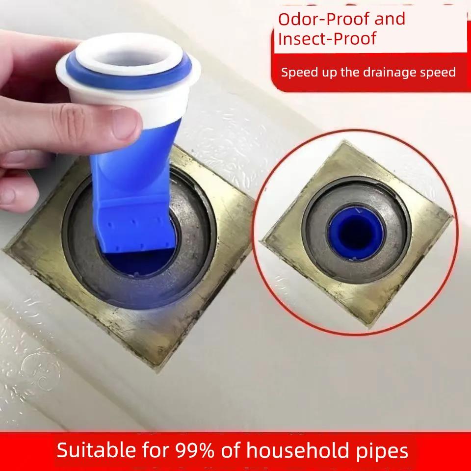 Anti-Odor Silicone Drain Pad Core for Bathroom, Silicone Core for Toilet Drain Deodorization, Balcony Plug