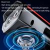 Solar Bicycle Light Bike Front Lamp with Horn USB Rechargeable Power Display Waterproof Bike Flashlight Headlamp