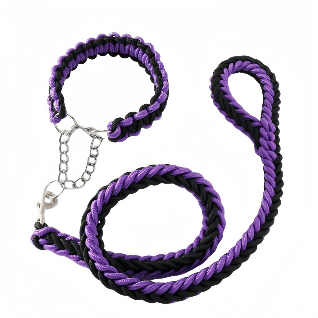 Smycze dla zwierząt Duże smycze dla psów Trwała dzianinowa obroża dla psa do chodzenia w górach Bieganie Artykuły dla zwierząt