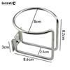 1pcs Universal Stainless Steel Boat Ring Cup Holder Drink Bottle Rack For Marine Yacht Truck RV Car Auto Accessories