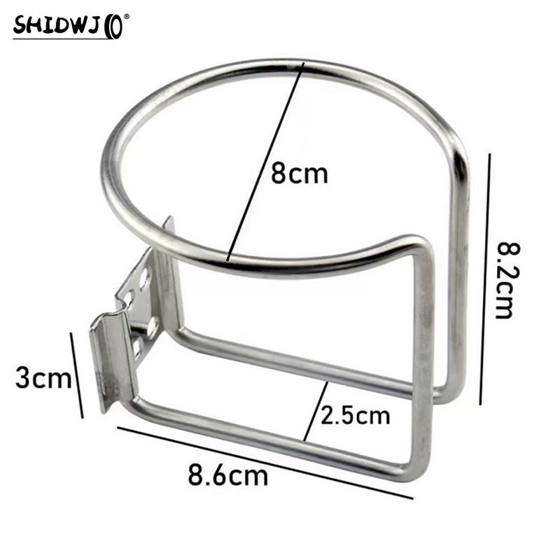 1pcs Universal Stainless Steel Boat Ring Cup Holder Drink Bottle Rack For Marine Yacht Truck RV Car Auto Accessories