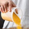 Sealed Kitchen Food Storage Canisters Transparent Large Capacity Grain Fresh Preservation Box with Scale Plastic