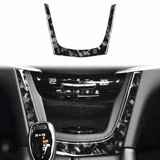 Carbon Fiber Dashboard Center Console Trim for Cadillac XT5 2016-2017 серый