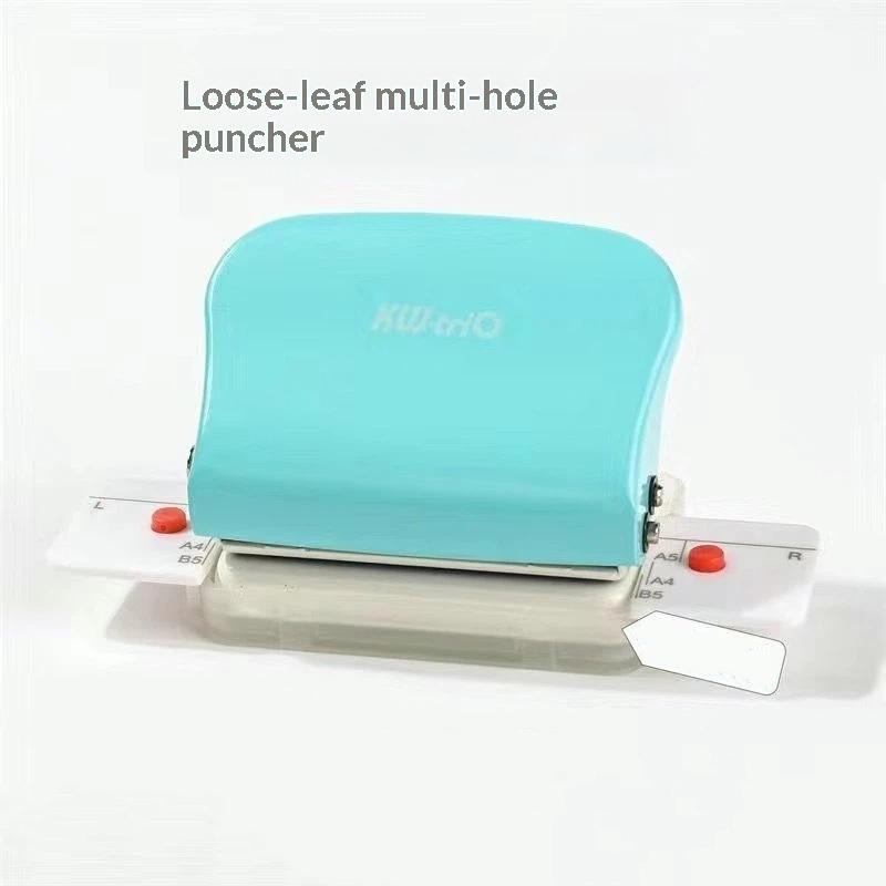 [TG835]Kw-Trio 6 Hole Hole Puncher 6mm Round Holes Suitable For A4 A5 And B5 Loose Leaf Notebooks Binding Paper