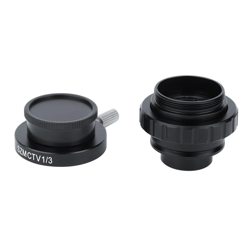 SZMCTV 13 Adapter C Mount Lens Adapter for Trinocular Stereo Microscope Video Camera