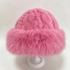 New Plush Beanie Outdoor Warmth Cold Protection and Versatile Style Women's Hat