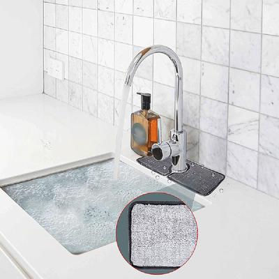 Faucet Absorbent Pad Splash Resistant Sink Splash Guard and Absorbent Mat – Enjoy a Cleaner and More Hygienic Home Today!