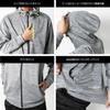 Running Wear Top and Bottom Sweat Quick Special Order [Tartex] Men's Jersey, Set, Absorbent, Drying, (4L, Charcoal)