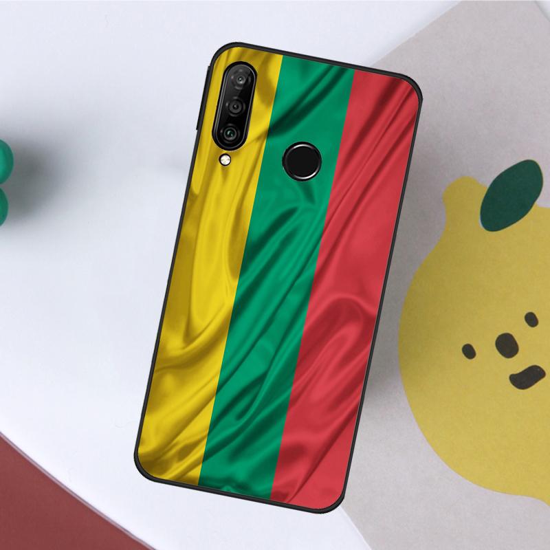 Lithuania Flag Lithuanian For Huawei Nova 5T 9 10 SE 7i 8i 11i 12i Y60 Y61 Y70 Y72 Y73 Y90 Y91 P20 P40 P30 Lite Case