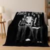 Coperta in Flanella Artistica Tokio Hotel Bill Tom Kaulitz Rock Music, Morbida e Accogliente Coperta da Divano/Letto per Casa Camera da Letto Coperta Regalo
