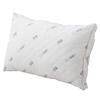 EMOOR Washable Pillow, Height Adjustable, Down Touch Fiber, Antibacterial Treatment, Perfect for a Good Night's Sleep, Luxury Hotel Style, White