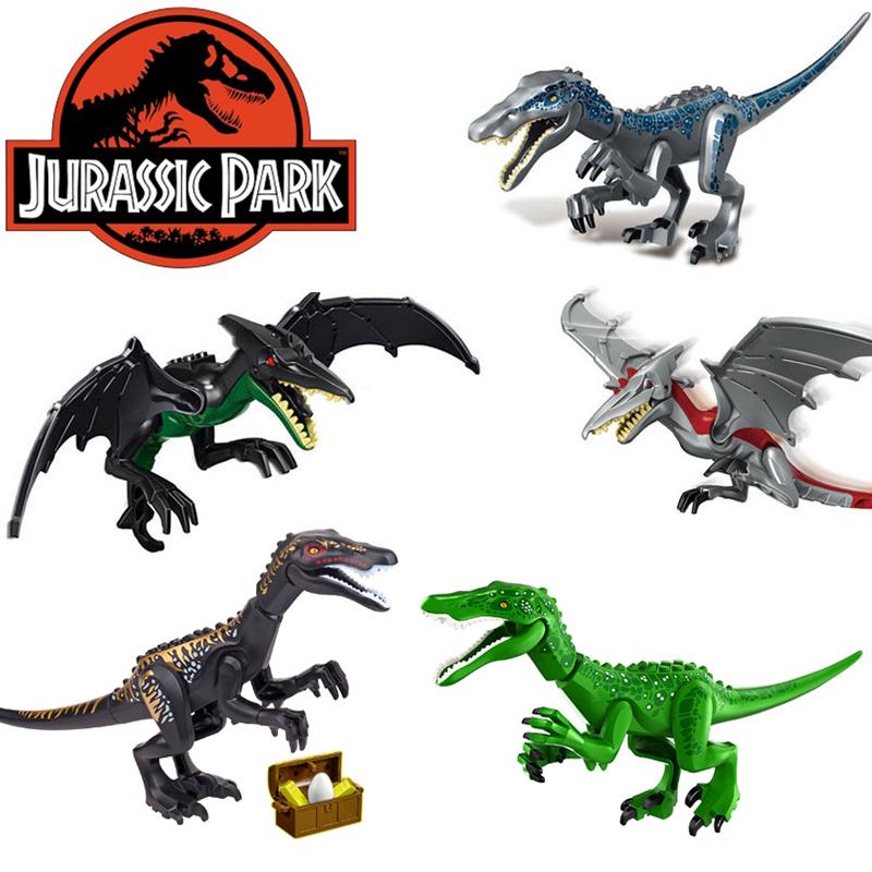 Jurassic Dinosaur Park Baryonyx Figures Building Blocks Toy Assemble Kids Toys