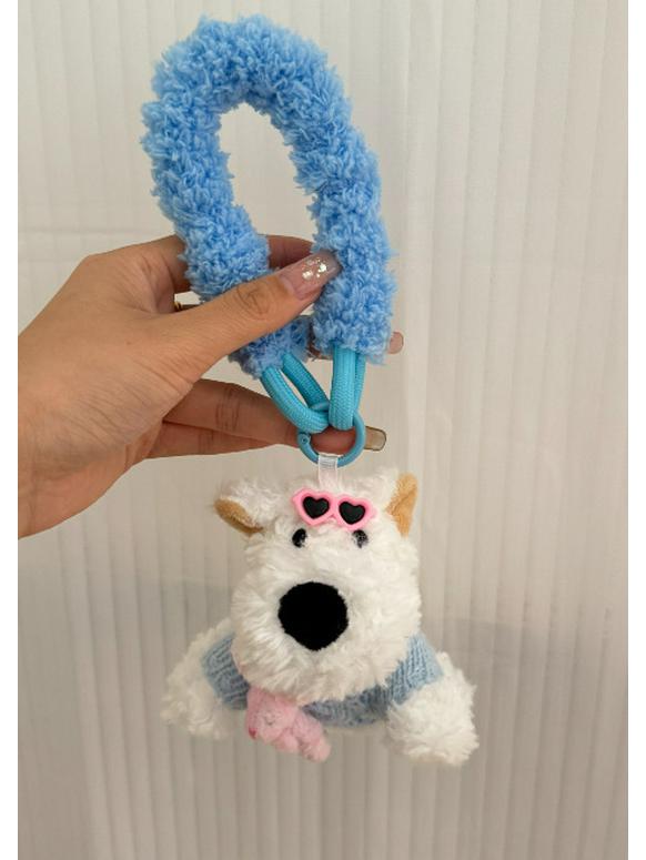 

Женская плюшевая сумка с вышитым принтом щенка Вест-Хайленда