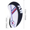 10Pcs Portable Cloth Golf Iron Club Head Cover with Unique Pattern Sports Accessory