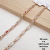 XUPING Jewelry Iced Out Synthetic CZ Colorful Gemstone Artificial Stone Clasp Gold Color Plated Pink Women Heart Tennis Bracelet