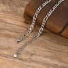 Figaro Chain Necklace for men Stainless Steel Classic Punk Hip Hop Link Chain for Cool Boys Jewelry Accessories Gift