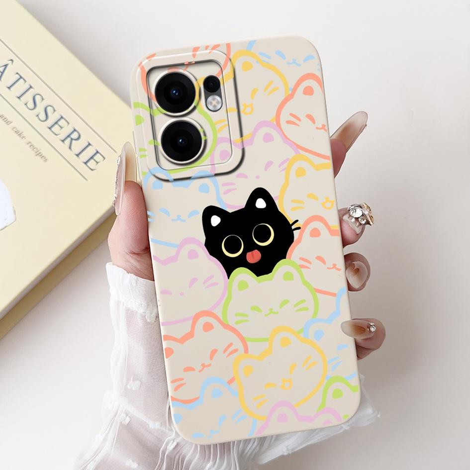 For Oppo Reno 13F 2025 Case Cute Rabbit Panda Flower Soft Silicone Shockproof Cover For OPPO Reno13 FS Fundas RENO13F Phone Case