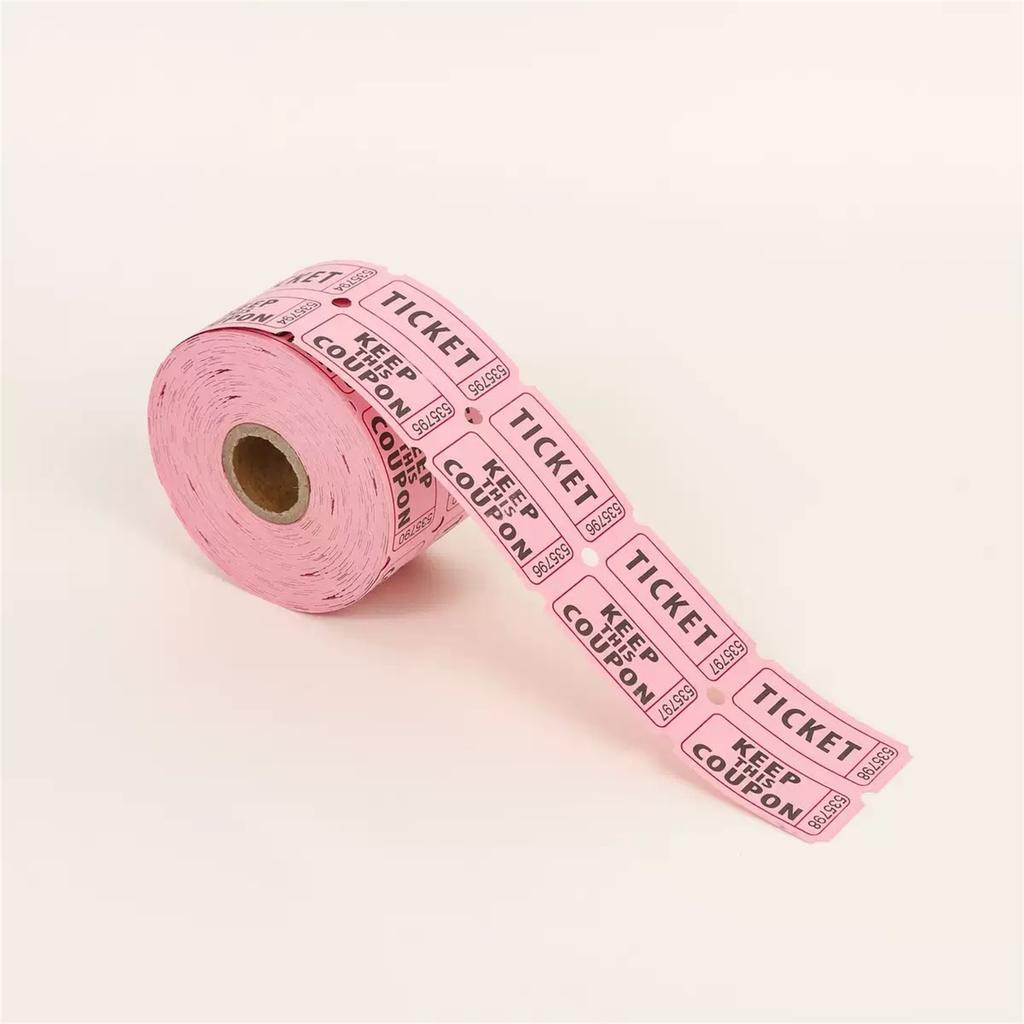 1000pc Color Tearable Admission Coupon Voucher Coupon Prize Draw Coupon