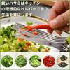Kitchen Scissors Manual Shredder Hand Shredder Stainless Steel Blades with Safety Cover Cleaning Comb Shredder Vegetable Herb Cutter for Cooking